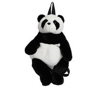 Panda Shoulder Bags - Adjustable Backpack for Animals 39 x 24 x 13 cm, Cute Cartoon Bag, Lightweight and Thickened Backpack for Children, Storage Companion in Soft Plush | Panda For L, multi-coloured