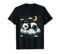 Panda Sleeping Moon Napping Sleep Panda Bear Sleepy Animal T-Shirt