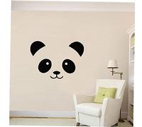 Panda Smile Face Wall Sticker Bedroom Affixed with Decorative Wall Decals Window Decoration Wallpaper