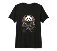 Panda Soldier Premium T-Shirt
