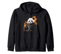 Panda Soldier Zip Hoodie