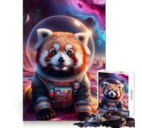 Panda Space Explorer 1000 Piece Jigsaws for Adults Puzzle Focus Brain Toy Quiet Fun Tight Edge Santa Wish Item (38x52cm)