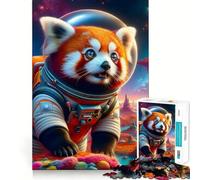 Panda Space Explorer 1000 Pieces Jigsaws Adults Puzzles Gifts Mind Game Toy Bonding Time Neat Cut Bday Surprise (38x52cm)