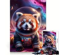 Panda Space Explorer Jigsaw Puzzle for Adults 1000 Pieces Intellect Toy Peaceful Fun Precise Cut Santa Wish List (50x75cm)
