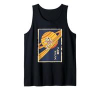 Panda Space Saturn Ring Surfer Astronaut Japanese Tank Top