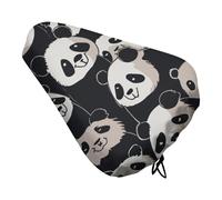 Panda Star Bike Seat Cover Waterproof Oxford Fabric, Universal Adjustable Bicycle Saddle Cover with Drawstring Easy Install Protective Rain Dust Covers for Women Men
