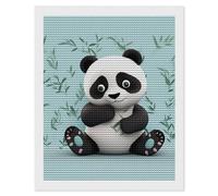 Panda Star Diamond Art Kits for Adults 16"x20" DIY Diamond Painting Kit for Beginners Gem Art Painting with Round Full Drill Diamonds DIY Paint Paintings for Home Wall Decor Gift