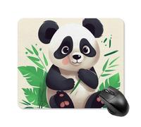Panda Star Mouse Pad 25 * 30cm - Non-Slip Rubber Base Mouse Mat Portable Square Desk Mat for Office, Laptop, Travel, Wireless Mice Mats - Waterproof & Durable Design