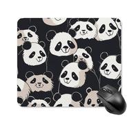 Panda Star Mouse Pad Non-Slip & Waterproof Mousepad for Desk, Ultra Thin Rectangle Mouse Mat for Office, Gaming, 25 * 30cm