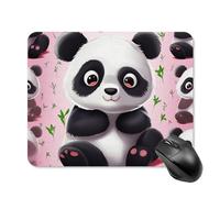 Panda Star Mouse Pad Square Mice Mat Waterproof Computer Mousepad with Non-Slip Rubber Base Wireless Mice Pad for Laptop Office Home Personalized Gaming Mousepad 20 * 25cm