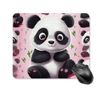 Panda Star Mouse Pad Square Mice Mat Waterproof Computer Mousepad with Non-Slip Rubber Base Wireless Mice Pad for Laptop Office Home Personalized Gaming Mousepad 25 * 30cm