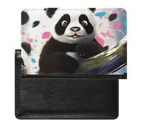 Panda Star Passport Cover Protector Rfid Blocking Passport Holder Id Card Holder Secure Travel Wallet Organizer for Passport Tickets Credit Cards, style, One Size
