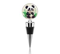 Panda Star Wine Stopper Reusable Wine Bottle Stopper Decorative Bottle Stoppers Funny Champagne Stoppers Stylish And Durable Perfect for Parties And Gifts