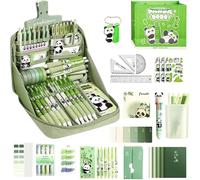 Panda Stationery Set, Cute School Kit, Writing Kit for Kids, Fun Stickers Included, 10 Piece Collection, Ideal for Elementary School Students and Use in