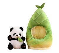 Panda Stuffed - 13.78in Multipurpose Decorative Plushs Doll, Panda Toy | Plush Pandas | for Kids Bedroom Living Room Work Car Table Portable Soft Cotton Filled Cute Collectible Gift