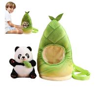Panda Stuffed - 13.78in Multipurpose Decorative Plushs Doll, Panda Toy | Plush Pandas | for Kids Bedroom Living Room Work Car Table Portable Soft Cotton Filled Cute Collectible Gift