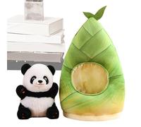 Panda Stuffed - 13.78in Multipurpose Decorative Plushs Doll, Panda Toy | Plush Pandas | for Kids Bedroom Living Room Work Car Table Portable Soft Cotton Filled Cute Collectible Gift