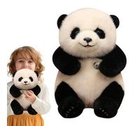 Panda Stuffed Animal - Soft Toy Doll, Plush Bear Pillow, Animal, Hugging Cuddly Bear, Cartoon Cushion, Plush Companion, Bed Decor Pillow, Bedroom Throw | Toddller Boys Girls Comfort
