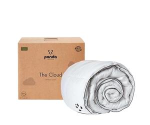 Panda Summer Cloud Bamboo UK Single Sized Duvet | Breathable & Hypoallergenic | Comfy, Fluffy, Lightweight| Microfibre & Bamboo Blend | Suitable for Warmer Months| Cooling 10.5 Tog |10-Year Guarantee