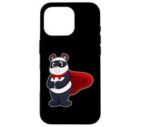 Panda Superhero Cape Case for iPhone 16 Pro