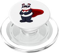 Panda Superhero Cape PopSockets PopGrip for MagSafe