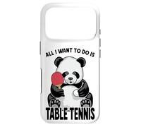 Panda Table Tennis All I Want To Do Is Funny Bear Player Case for iPhone 17 Pro