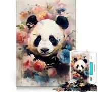 Panda The Fluffy Wonder 1000 Piece Jigsaw Puzzles for Adults Memory Gain Peaceful Time Design Assembly Premium Gift (38x26cm)