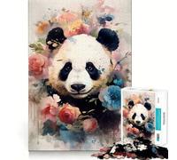 Panda The Fluffy Wonder Jigsaw Puzzles for Adults 1000 Mind Exercise Toy Relax Time Design Assembly (50x75cm)