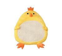 Panda Themed Sisal Cat Scratching Pad, Multi Use Cat Scratch Furniture Protector Long Lasting Durable Construction Space Saving Cat Rug for Indoor Cats Grinding (Yellow)