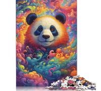 Panda Up in The Clouds Puzzle DIY Game Premium Cardboard Jigsaw Puzzle for Women Men Children's Day Gifts 1000pcs (75x50cm)