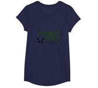 Panda Vibes Bamboo Forest Zen Animal Lover Gift T-Shirt, Girls, Navy, XS