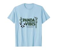 Panda Vibes Bamboo Forest Zen Animal Lover Gift T-Shirt, Men, Baby Blue, M
