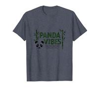 Panda Vibes Bamboo Forest Zen Animal Lover Gift T-Shirt, Men, Heather Blue, S