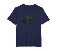 Panda Vibes Bamboo Forest Zen Animal Lover Gift T-Shirt, Men's Big and Tall, Navy, 4X Tall