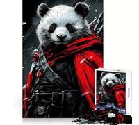 Panda Warrior Animal 1000 Piece Jigsaw Puzzle for Teenagers Memory Gain Soothing Fun Design Assembly Elegant Gift (50x75cm)