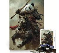 Panda Warrior Japan 1000 Pieces Jigsaw Puzzles for Adults Clear Logic Toy Relaxing Fun Perfect Cut Elegant Gift (38x26cm)
