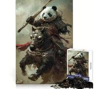 Panda Warrior Japan Jigsaw Puzzles for Adults1000 Piece Mind Exercise Toy Indoor Fun Precision Cut (50x75cm)