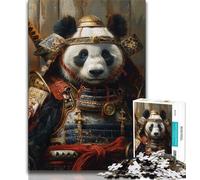 Panda Warrior Puzzles for Adults And Teenagers,Challenging To Complete But Fun And Humorous Birthday Present,Gifts,Wall Art (38x26cm)
