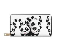 Panda Watching The Fun Wallet Hand-Held Coin Purse Fashionable and Versatile Long Can Hold Mobile Phones Coins Keys
