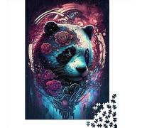 Panda Whimsy Puzzles for Adults,1000 Piece Jigsaw Puzzles for Adults, Paper Puzzle Fun Decompressing Game 1000pcs (38x26cm)