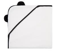 Panda White Bamboo Hooded Towel Newborn - 75 X 75