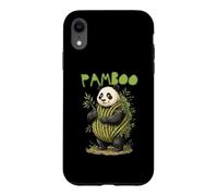 Panda with Bamboo funny Case for iPhone XR