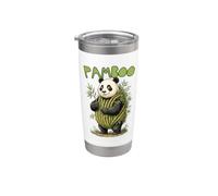 Panda with Bamboo Funny Stainless Steel Insulated Tumbler