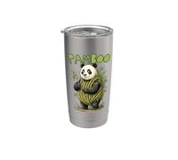 Panda with Bamboo Funny Stainless Steel Insulated Tumbler