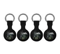 Panda with Chess Funny Protective Case Compatible with Airtag GPS Tag Tracker Cover for Pet Luggage Key