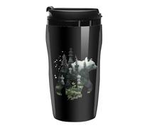 Panda with Chess Portable Coffee Cups Insulated Mug Water Tumbler with Lid Sealed for Hot Cold Drinks 250ml