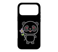 Panda with Flower Case for iPhone 17 Pro Max