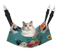 Panda With Flowers On Her Head Printed Pet Hammock - Sleeping Hammock For Cats, Rabbits, Ferrets, Puppies, Small Animals