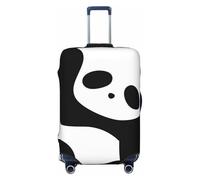 Panda With His Head Tilted Elastic Luggage Cover â€“ Universal Travel Suitcase Protector With Double-Sided Print, Dust & Scratch Resistant Elastic Bag Cover For Business And Vacation Travel