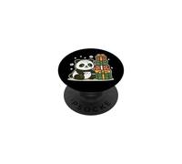 Panda With Holiday Boxes PopSockets Adhesive PopGrip